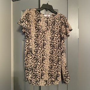 Buddy Love Snakeskin Top